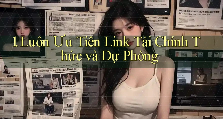 1. Luôn Ưu Tiên Link Tải Chính Thức và Dự Phòng