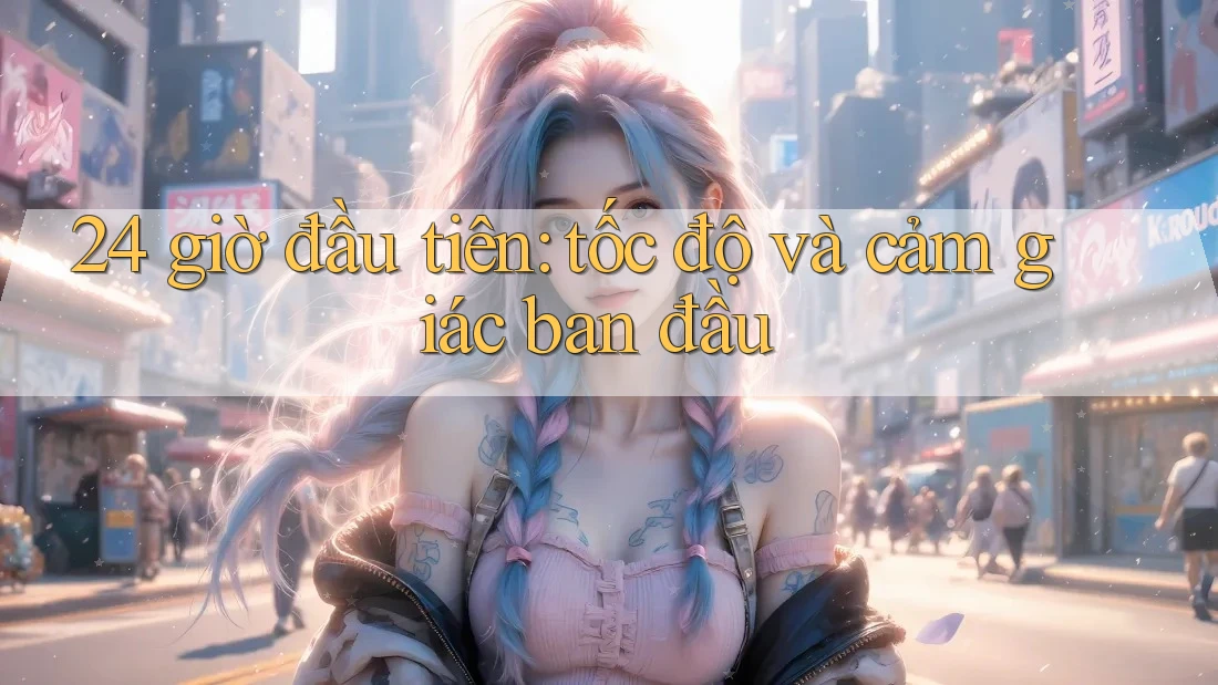 24 giờ đầu tiên: tốc độ và cảm giác ban đầu