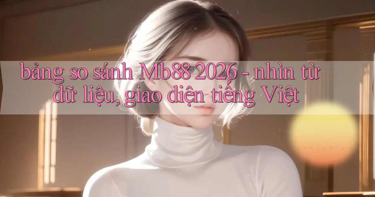 bảng so sánh Mb88 2026   nhìn từ dữ liệu, giao diện tiếng Việt