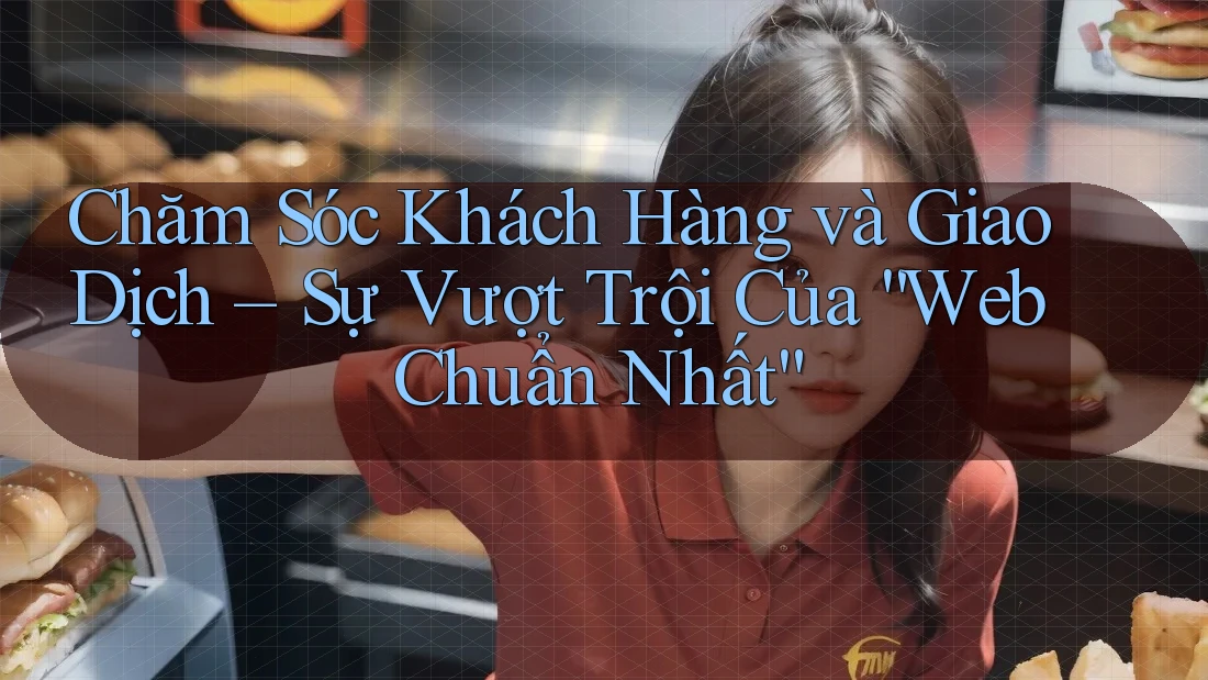 Chăm Sóc Khách Hàng và Giao Dịch – Sự Vượt Trội Của “Web Chuẩn Nhất”