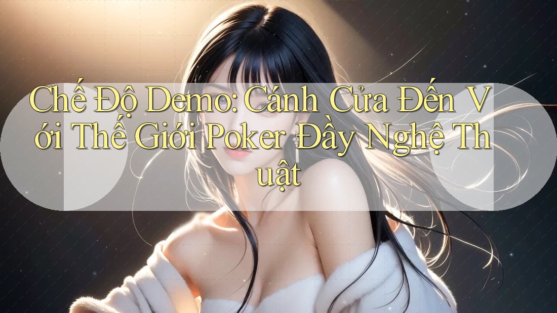 Chế Độ Demo: Cánh Cửa Đến Với Thế Giới Poker Đầy Nghệ Thuật
