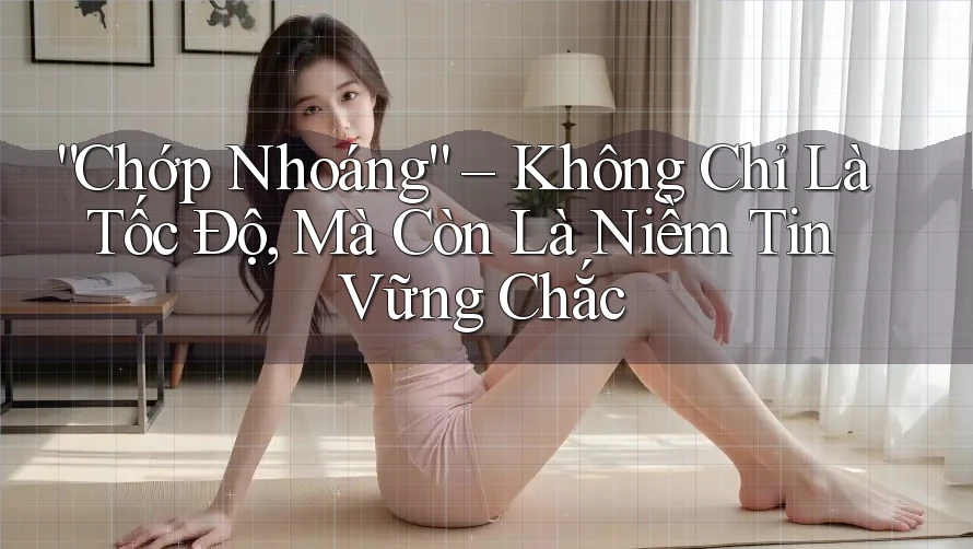 “Chớp Nhoáng” – Không Chỉ Là Tốc Độ, Mà Còn Là Niềm Tin Vững Chắc