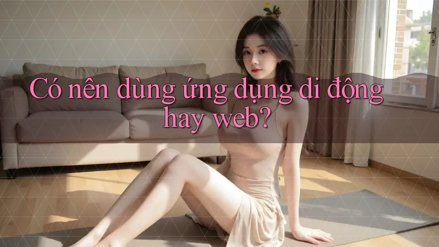 Có nên dùng ứng dụng di động hay web?