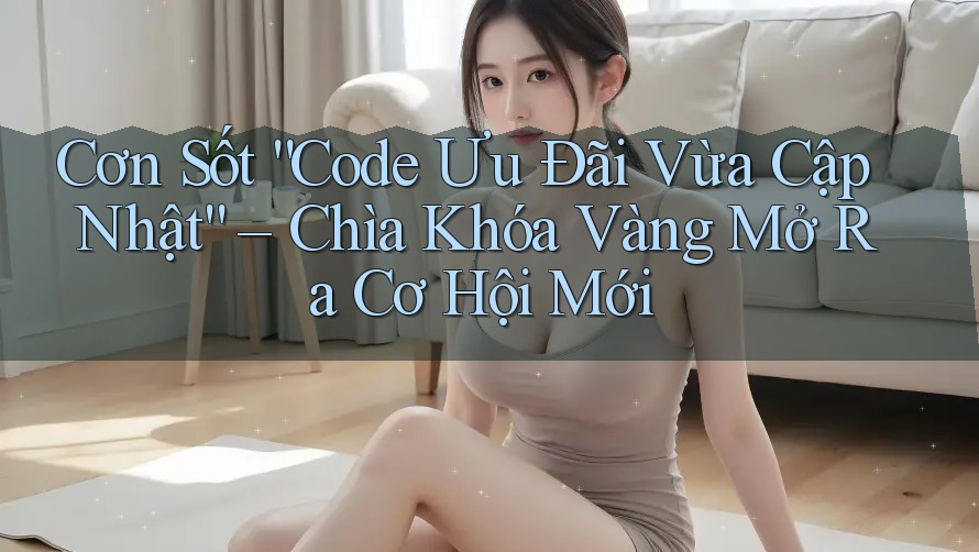 Cơn Sốt “Code Ưu Đãi Vừa Cập Nhật” – Chìa Khóa Vàng Mở Ra Cơ Hội Mới