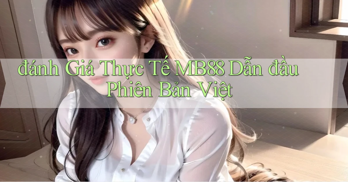 đánh giá thực tế mb88 dẫn đầu phiên bản việt