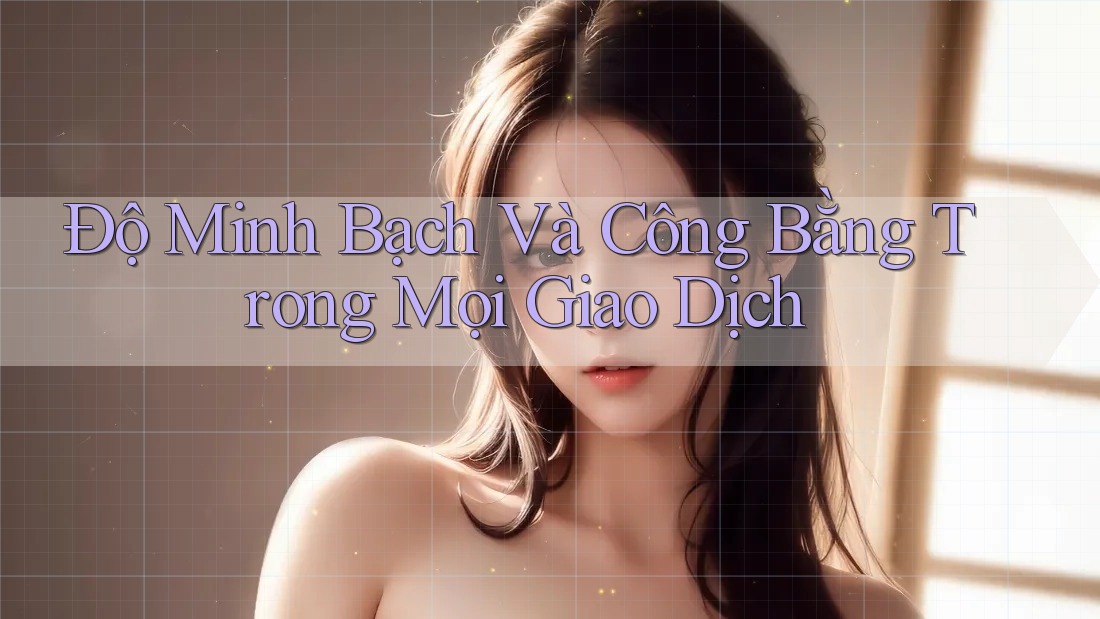 Độ Minh Bạch Và Công Bằng Trong Mọi Giao Dịch