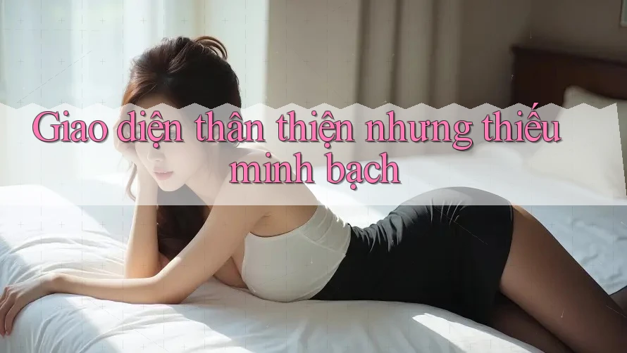 Giao diện thân thiện nhưng thiếu minh bạch