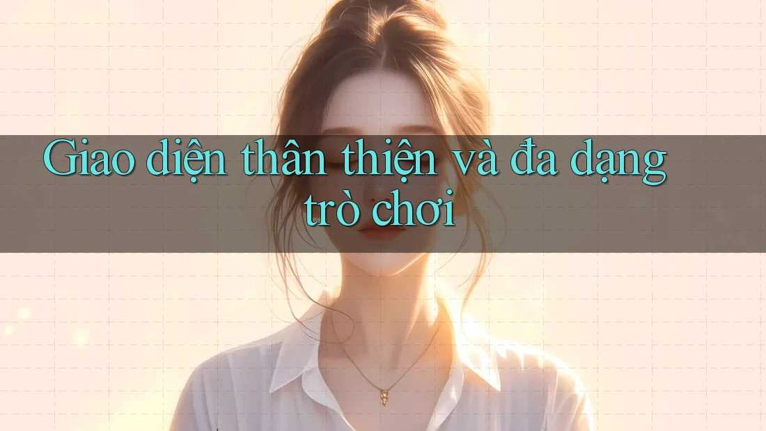 Giao diện thân thiện và đa dạng trò chơi