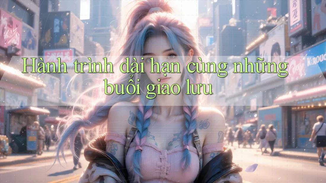 Hành trình dài hạn cùng những buổi giao lưu