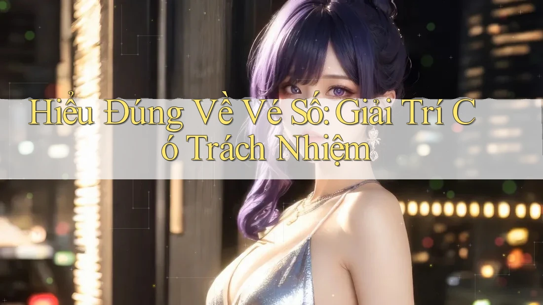 Hiểu đúng về vé số: Giải trí có trách nhiệm