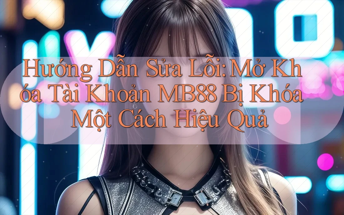 Hướng Dẫn Sửa Lỗi: Mở Khóa Tài Khoản MB88 Bị Khóa Một Cách Hiệu Quả