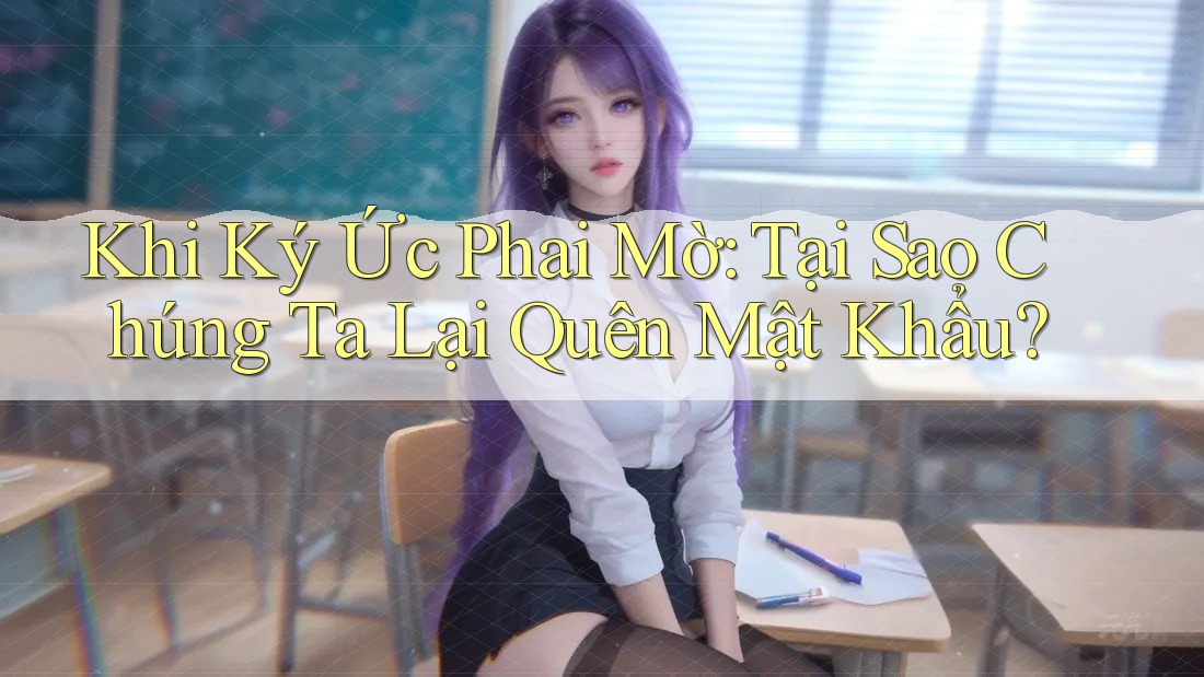 Khi Ký Ức Phai Mờ: Tại Sao Chúng Ta Lại Quên Mật Khẩu?