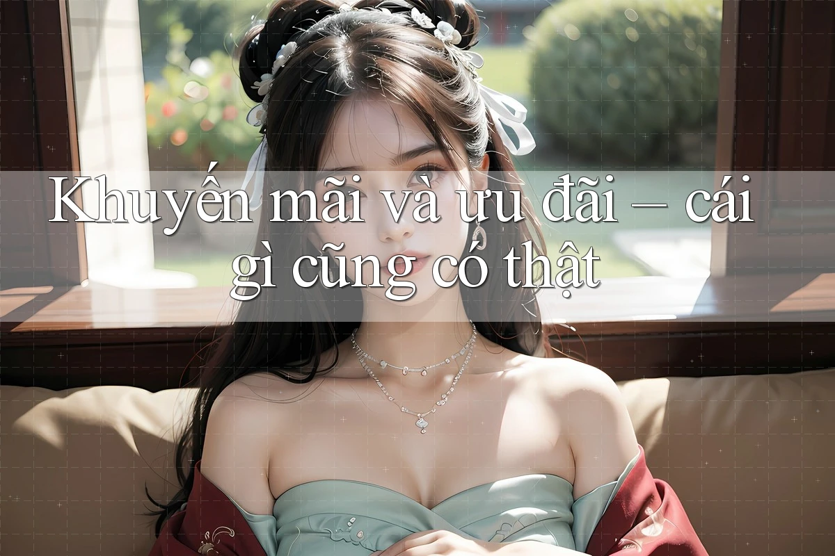 Khuyến mãi và ưu đãi – cái gì cũng có thật