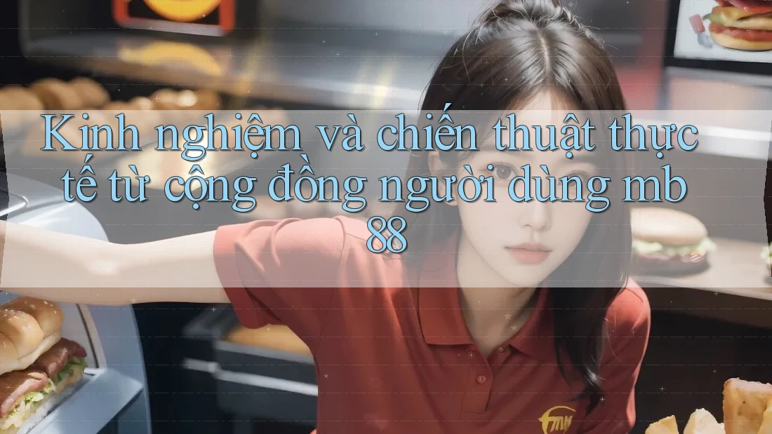 Kinh nghiệm và chiến thuật thực tế từ cộng đồng người dùng mb88