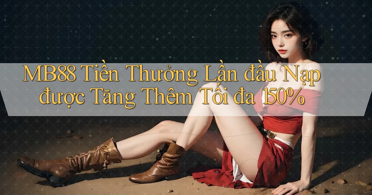 mb88  tiền thưởng lần đầu nạp được tăng thêm tối đa 150%