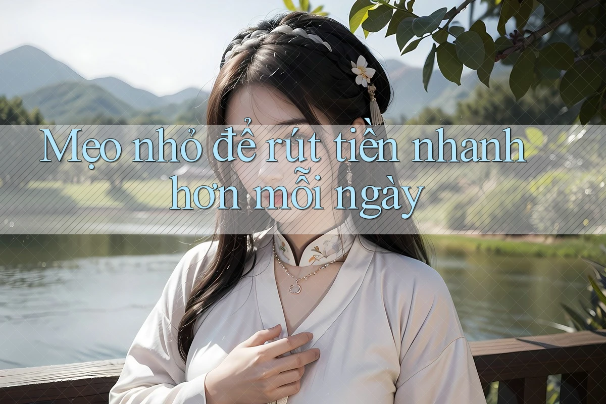 Mẹo nhỏ để rút tiền nhanh hơn mỗi ngày