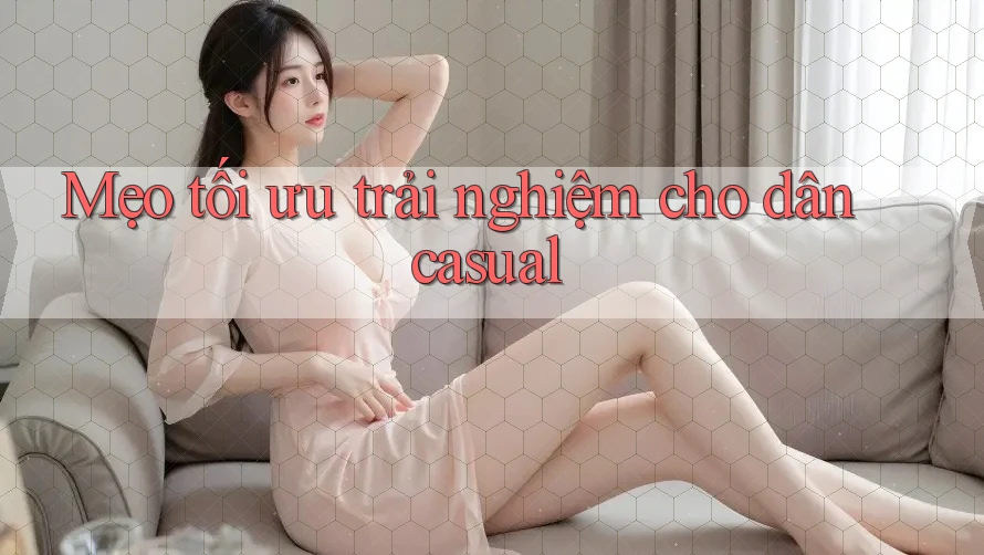 Mẹo tối ưu trải nghiệm cho dân casual