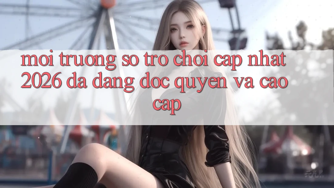 Môi trường số Trò chơi Cập Nhật 2026: Đa Dạng, Độc Quyền Và Cao cấp