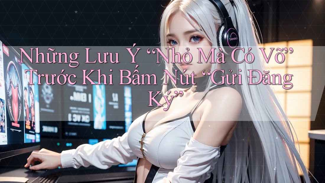 Những Lưu Ý “Nhỏ Mà Có Võ” Trước Khi Bấm Nút “Gửi Đăng Ký”