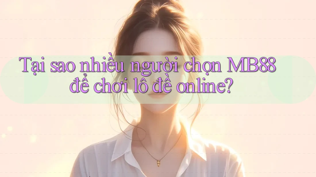 Tại sao nhiều người chọn MB88 để chơi lô đề online?