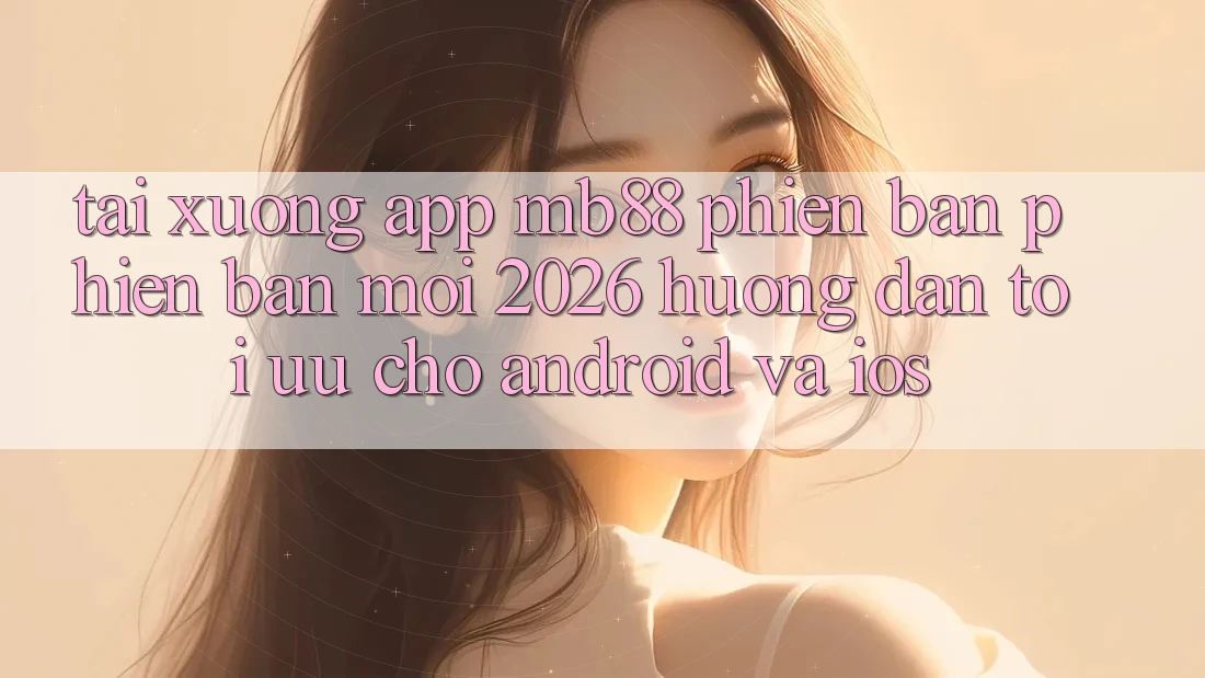 Tải xuống App mb88 Phiên Bản Phiên bản mới 2026 - Hướng dẫn Tối Ưu Cho Android và iOS