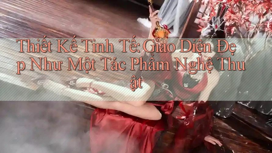 Thiết Kế Tinh Tế: Giao Diện Đẹp Như Một Tác Phẩm Nghệ Thuật