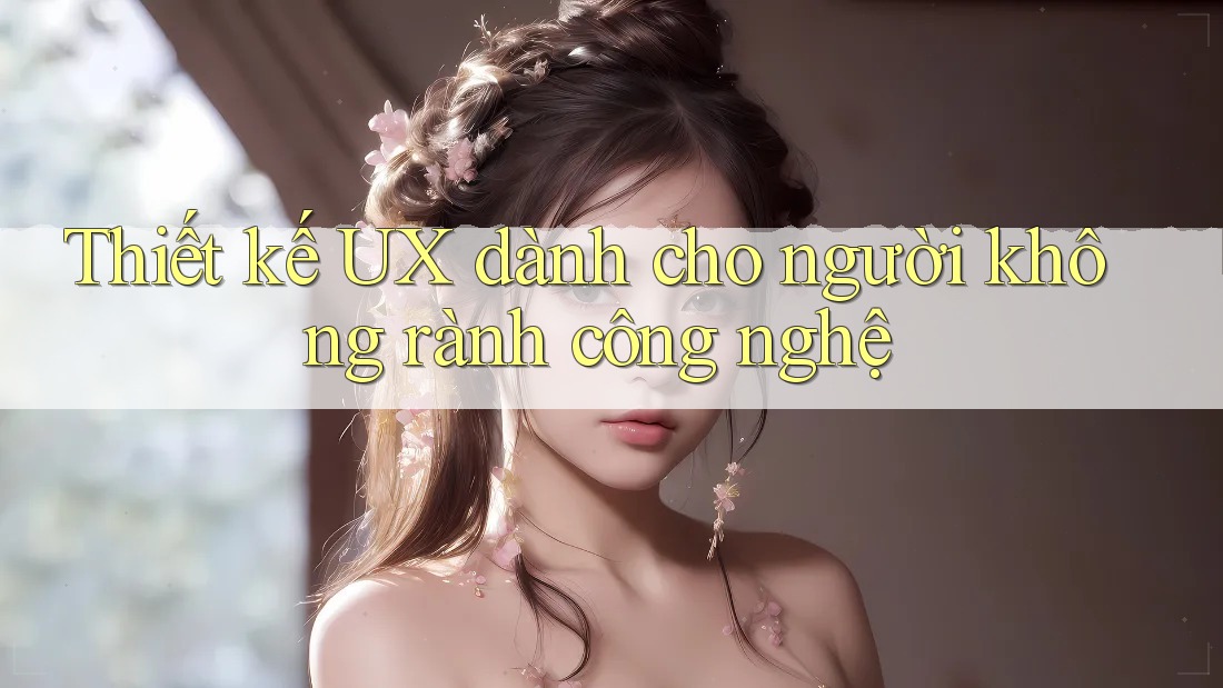 Thiết kế UX dành cho người không rành công nghệ