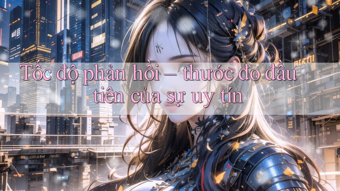 Tốc độ phản hồi – thước đo đầu tiên của sự uy tín