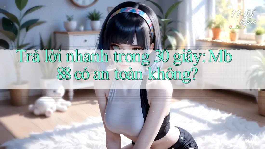 Trả lời nhanh trong 30 giây: Mb88 có an toàn không?