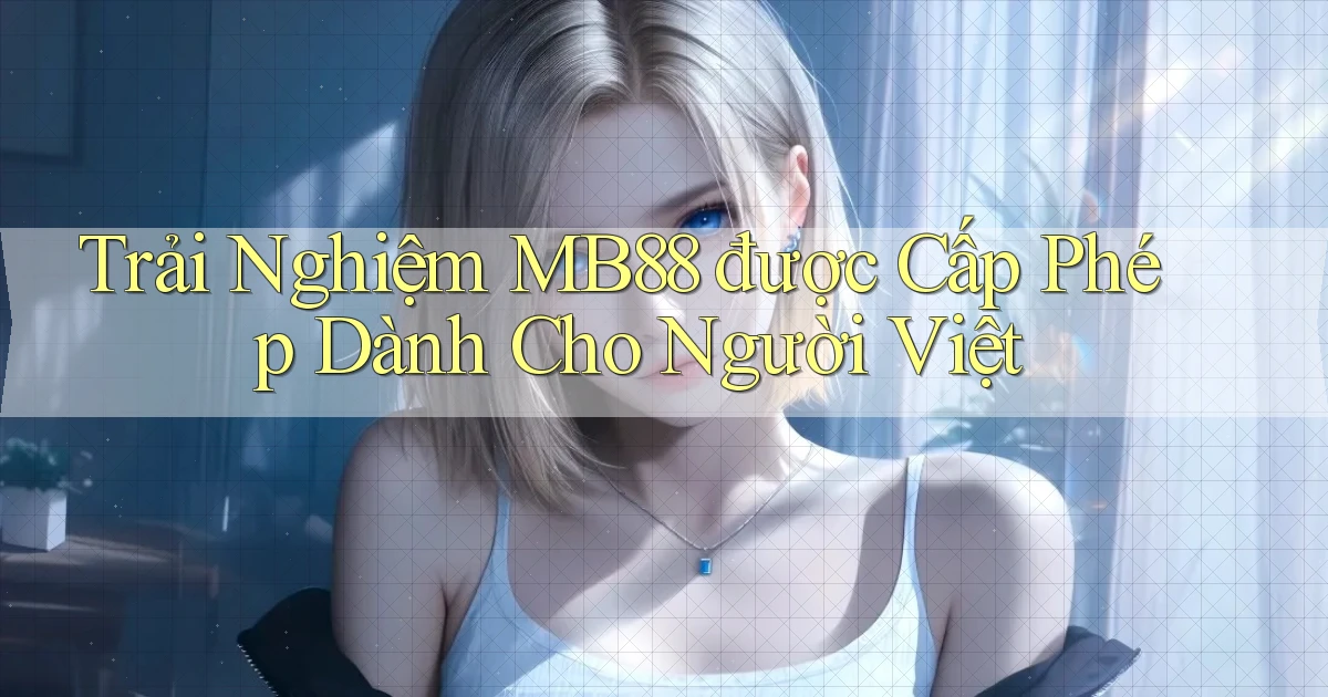 trải nghiệm mb88 được cấp phép dành cho người việt