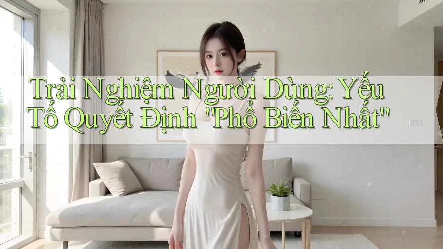Trải Nghiệm Người Dùng: Yếu Tố Quyết Định “Phổ Biến Nhất”