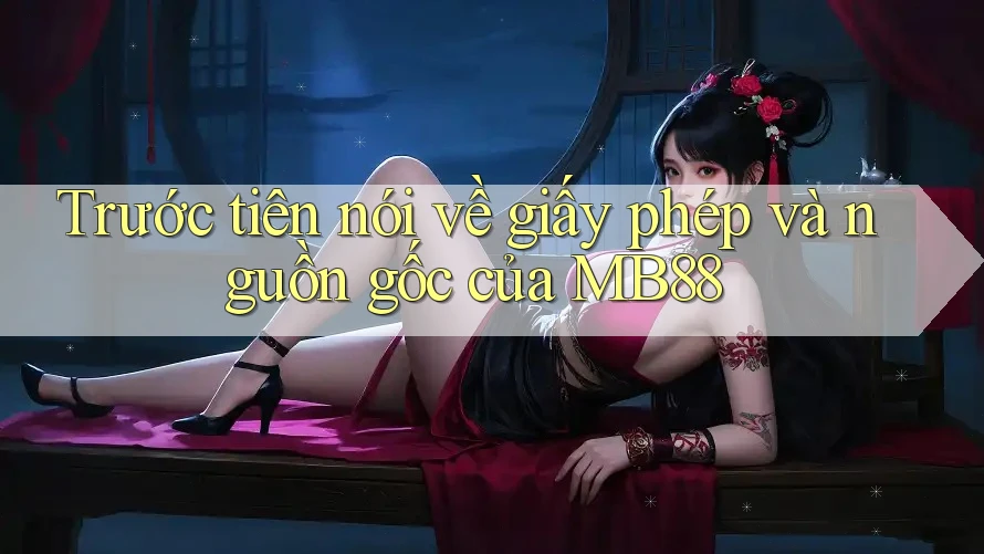 Trước tiên nói về giấy phép và nguồn gốc của MB88