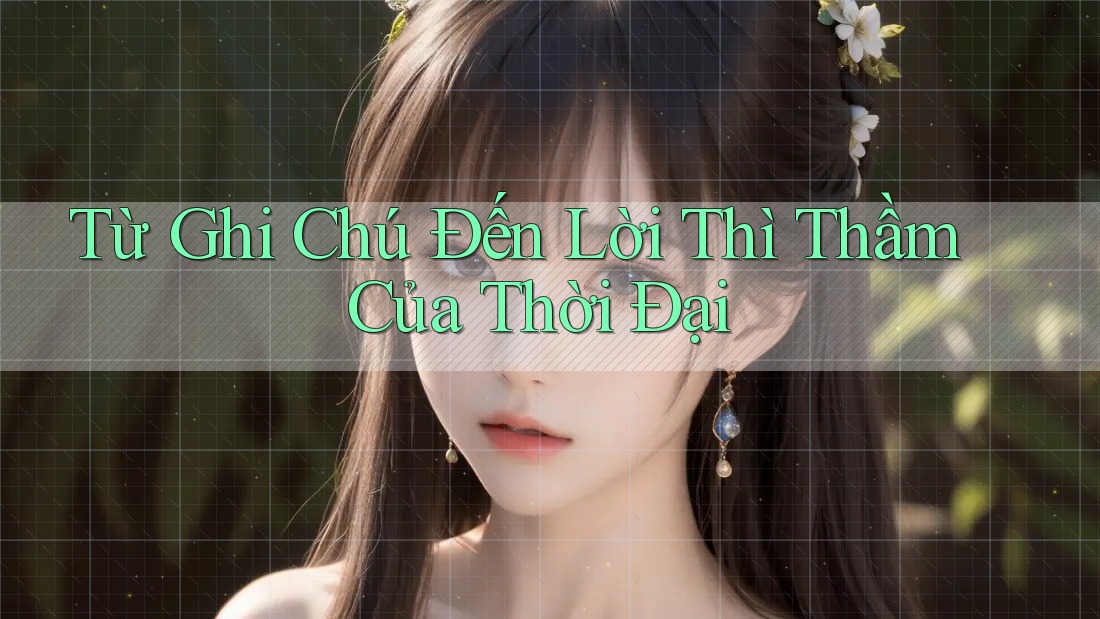 Từ Ghi Chú Đến Lời Thì Thầm Của Thời Đại